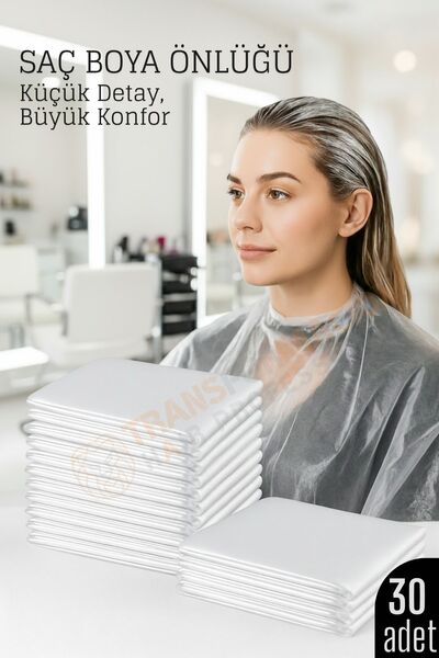Transformacion Saç Boyası Kesim Yıkama Önlüğü 30 Adet 717559