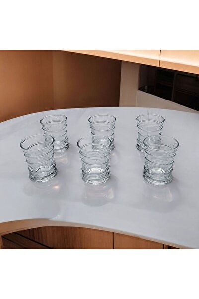YANPA TİCARET Yanpa 6-Piece Coffee Cup and Water Glass Set, Stylish Presentation, for Those Seeking Uniqueness.