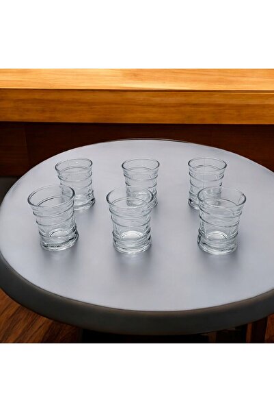 YANPA TİCARET Yanpa 6-Piece Coffee Cup and Water Glass Set, Stylish Presentation, for Those Seeking Uniqueness.