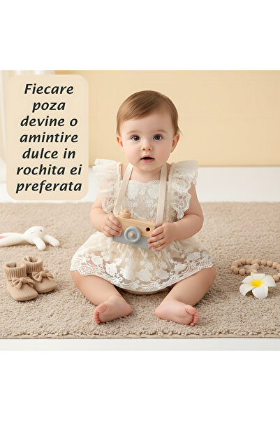 OEM Baby lace dress, 3–6 months (70 cm), bodysuit with snaps, 95% cotton 5% spandex