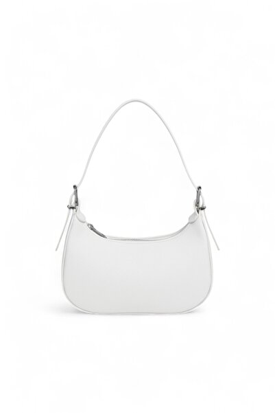 REVENKO Pera White Baguette Women's Bag Shoulder Bag - Shoulder Bag - Handbag