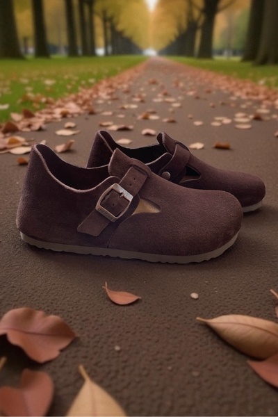 LAND OF CORK LC Unisex Genuine Suede Natural Cork Sole Arch Supported Anatomical Shoes