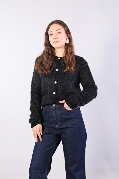 Mckanzie 1614 Crew Neck Buttoned Beard Cardigan