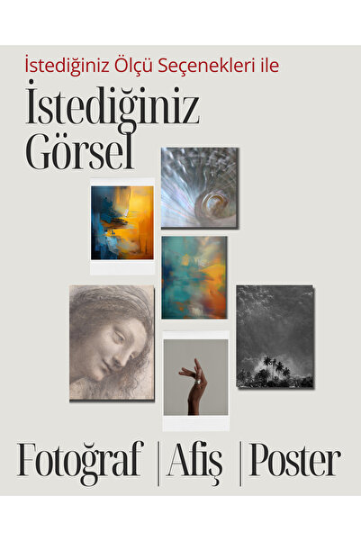 Rosaart Özel Poster, Kişiye Özel | İstediğiniz Görselde Dijital Baskı | Çerçe...
