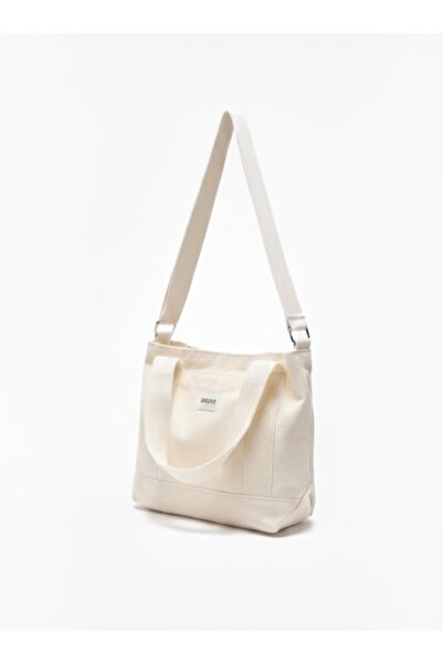 EZLEM Cream Canvas Bag