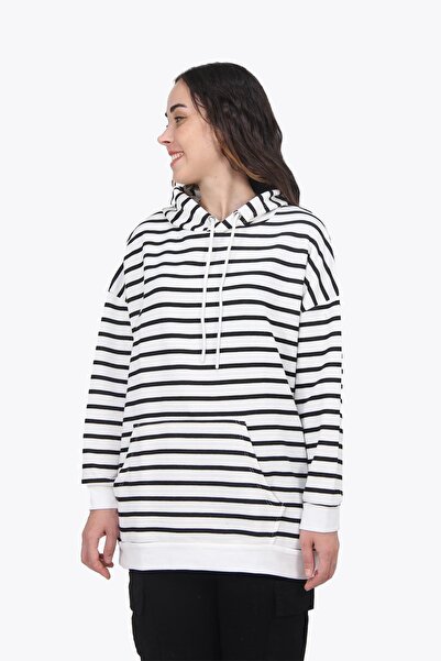 Mckanzie 5041 Модель смугаста туніка з капюшоном