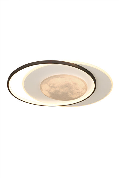 ESSLİGHT fullmoon 50 Lik Plafonyer LED Avize 3 Renk Işık Modlu (Beyaz / Sarı / Gün Işığı)