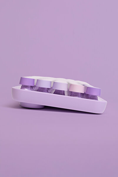 Mithrion Retro Pastel Renkli Kablosuz Klavye ve Mouse Seti - Türkçe Q Klavye