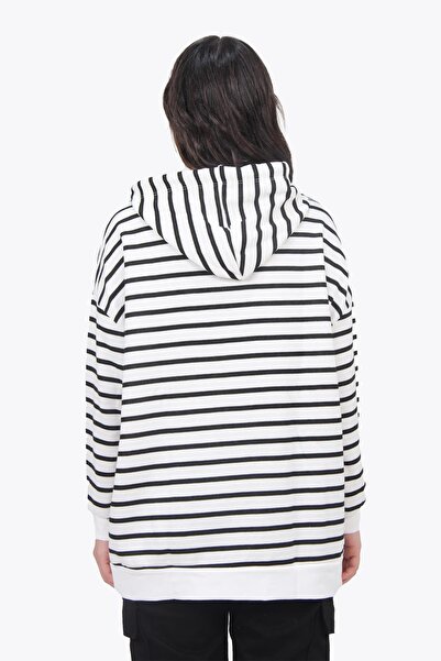 Mckanzie 5041 Модель смугаста туніка з капюшоном