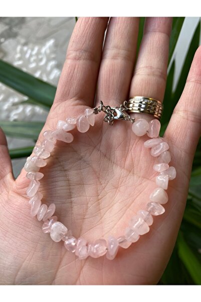 KEHRİBAREVİ EREĞLİ Pembe Kuvars Doğaltaş Bileklik