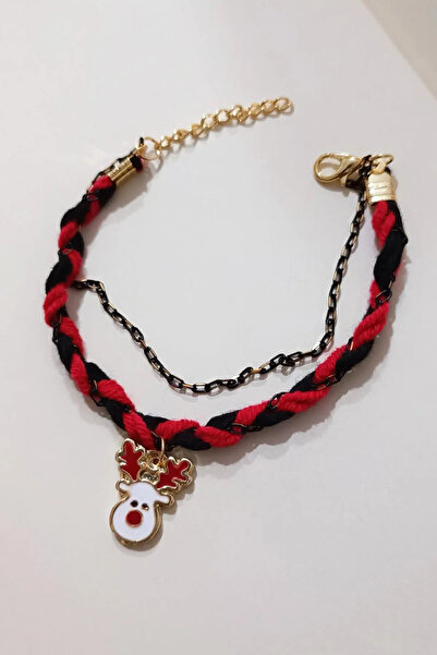 New Obsessions Puravida Christmas Knitted Bracelet