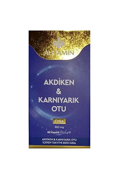 Genel Markalar Alftamin Akdiken & Karnıyarık Otu 860 Mg 60 Kapsül