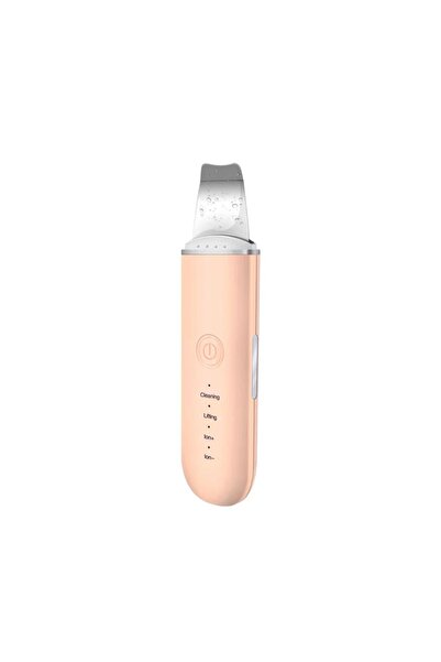 Şarjlı Ultrasonik Cilt Spatulası Yüz Akne Siyah Nokta Temizleme Aleti Pembe