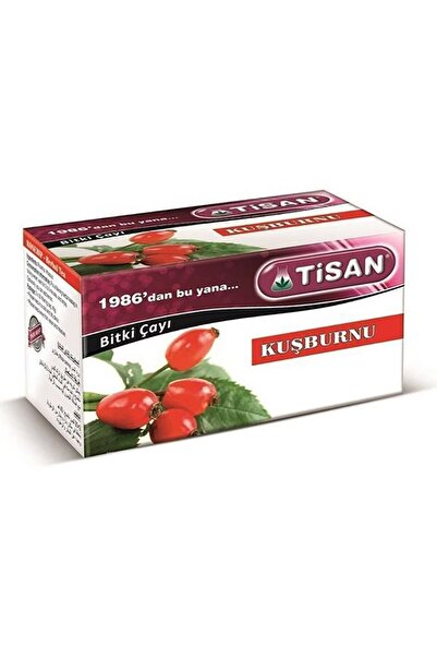 Tisan مجموعة من 20 كيس شاي مزخرف بثمر الورد