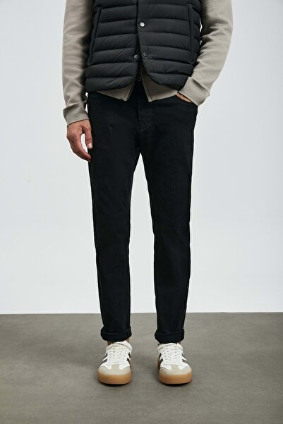 Lufian 112200260 Anton Sports Jean Мъжки панталони Slim Fit Мъжки дънки BLACK