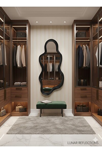 Generic Artistic mirror with a wavy frame – a touch of modern luxury 105cm * 49cm