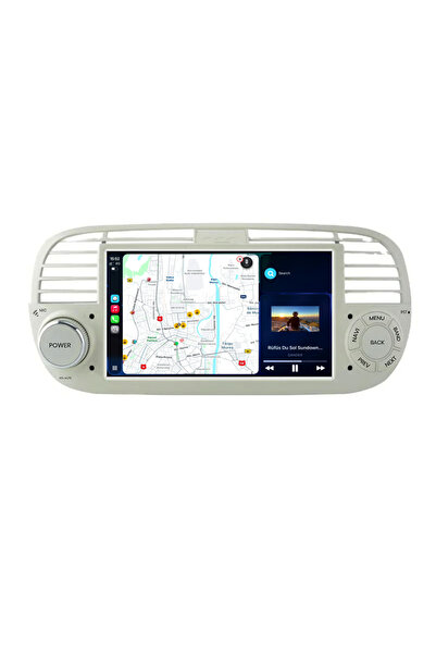 NavStore Dedicated Navigation Fiat 500 (2007-2015), 7Inch, 4Gb Ram, 64Gb storage, Apple Carplay/Android Auto