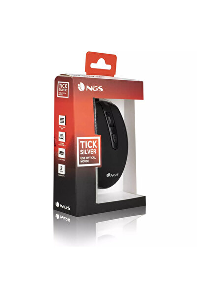 NGS USB optical mouse 800/1600dpi silver