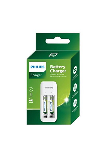 Philips USB charger for AA/AAA batteries +2x AAA (LR03) 700mAh included SCB2070NB/00