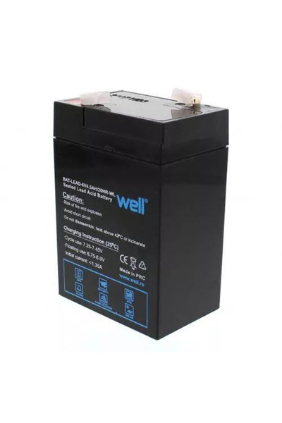 Well Acumulator plumb acid 6V 4.5AH