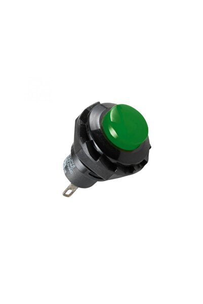 OEM Buton comanda 250V 1 circuit OFF-(ON) 250V/1.5A verde incastrabil 13mm