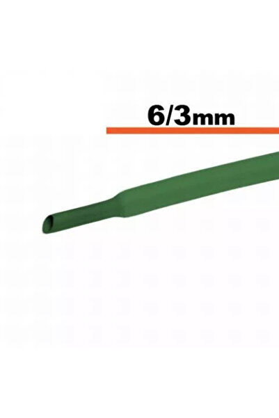 OEM Tub termocontractibil verde 6mm/ 3mm 0.5m