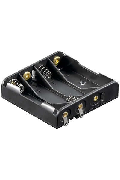 goobay Suport baterii 4x AAA R3 cu Capete de lipire 11989