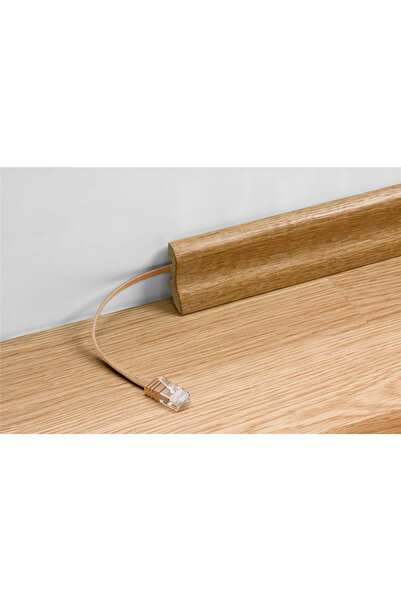 goobay Cat6A UTP flat cable 5m 500MHz RJ45 copper blue