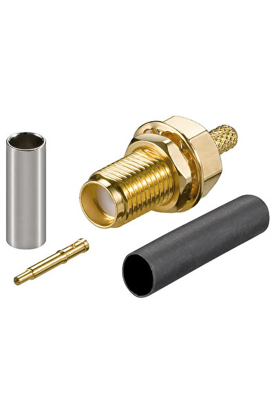 goobay Conector RP-SMA mama sertizabil pentru cablu coaxial RG58 /RG-174 /RG-...