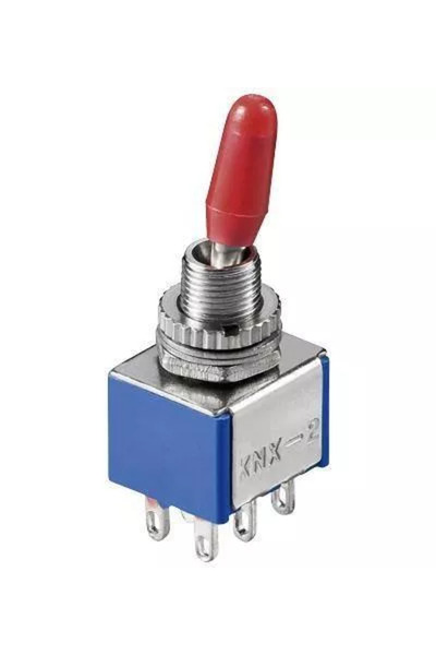 goobay 2x ON-ON switch 6 pins 12.5x11.5x8.5mm with latch