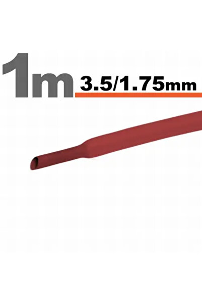 OEM Red heat shrink tube 3.5 /1.75 mm 1m length