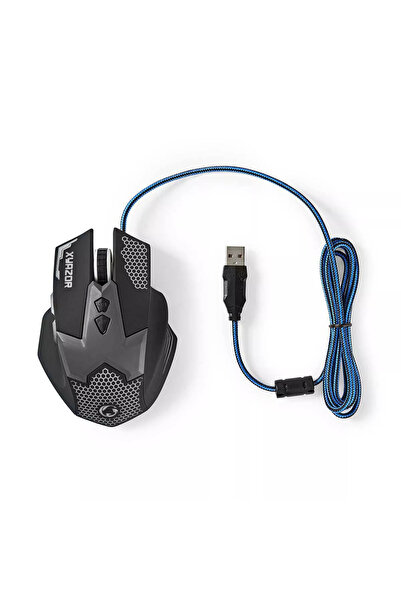 Nedis Mouse Gaming cu fir iluminat 2400DPI 7 butoane