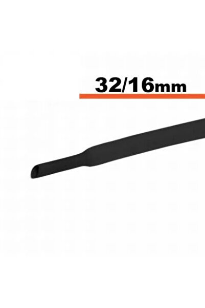 OEM Tub termocontractibil negru 32mm/ 16mm 0.5m