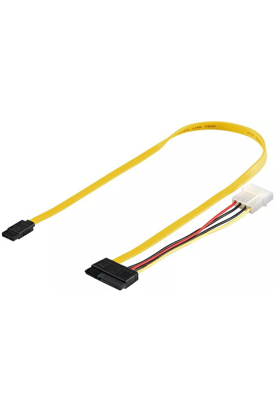 goobay Καλώδιο τροφοδοσίας δεδομένων SATA σε SATA και προσαρμογέα Molex 5.25