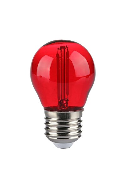 V-TAC LED bulb G45 E27 2W with red filament SKU-217413