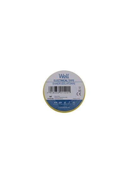 Well Banda izolatoare 19mm x 20m galben 1buc