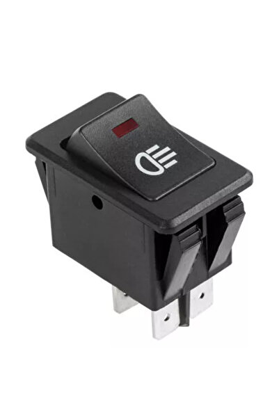 OEM Intrerupator cu bec pentru far auto ASW-17 ON-OFF 4 pini 12V 35A cu retinere