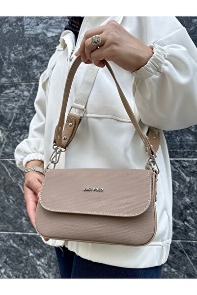 Just Polo Justpolo Women's Multi-Compartment Hand and Shoulder Bag