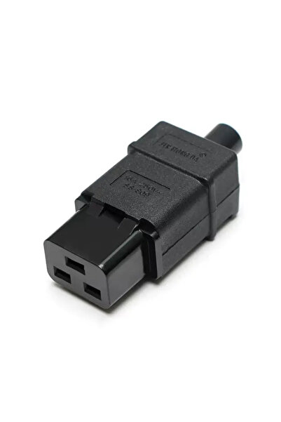 GBC Mufa alimentare AC 16A IEC C19 tata 3 poli 22.0301.10