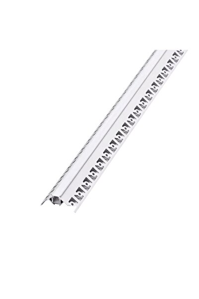 V-TAC Profil aluminiu banda LED pentru rigips colt exterior 2m mat SKU-3361