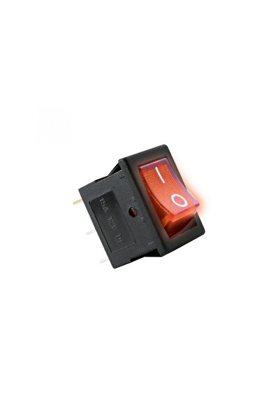 Home by Somogyi Comutator basculant 1 circuit 2 pozitii 12V 15A cu bec rosu incastrare 19x13mm HOME