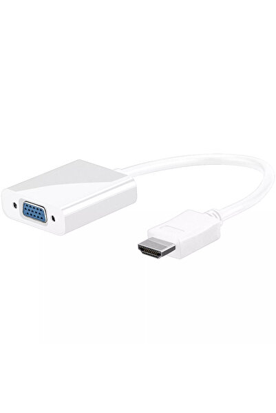 goobay HDMI to VGA adapter cable including audio white