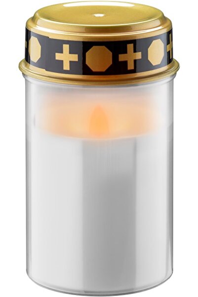 goobay Lumanare funerara LED alb cu efect palpaitor realist alb cald 2700K 64604