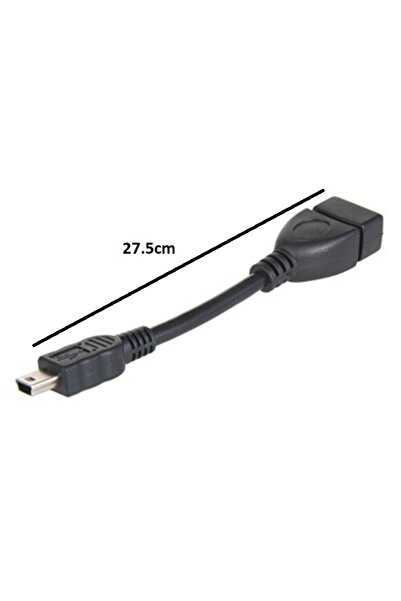 OEM OTG adapter cable miniUSB - USB female 27.5cm cash registers tablets SMART phones