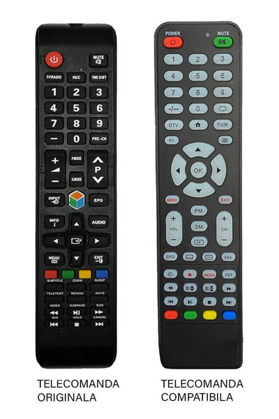 OEM Compatible replacement remote control for Nei Smart TV IR6121/00BF (74-1)
