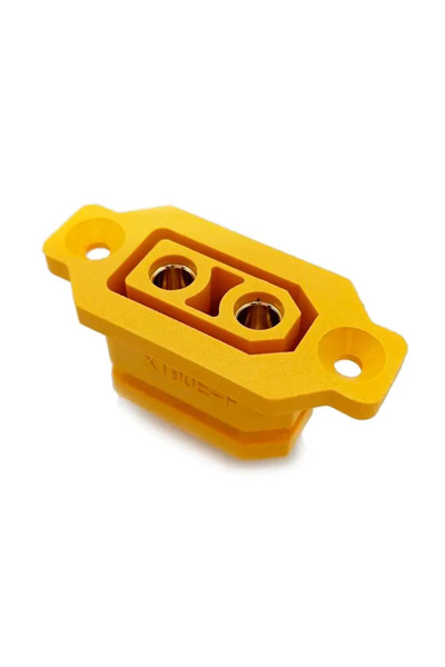 AMASS Conector alimentare DC XT90 30A /500V soclu mama panou 2 pini XT90E-F