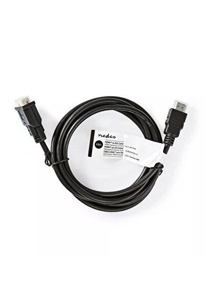 Nedis Cable HDMI - DVI 24+1 Full HD 1080p 2m black