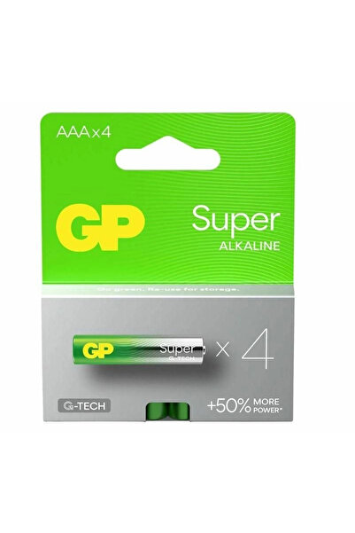 GP Set baterii alcaline Super R3 AAA 4buc GP24AETA21-2GSB4