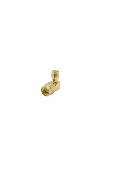 OEM Wifi antenna adapter RF coaxial SMA male to RP-SMA female at 90 degrees 50ohm high quality copper pl
