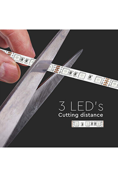 V-TAC LED strip SMD5050 60LED/m YELLOW IP20 5m SKU-212156